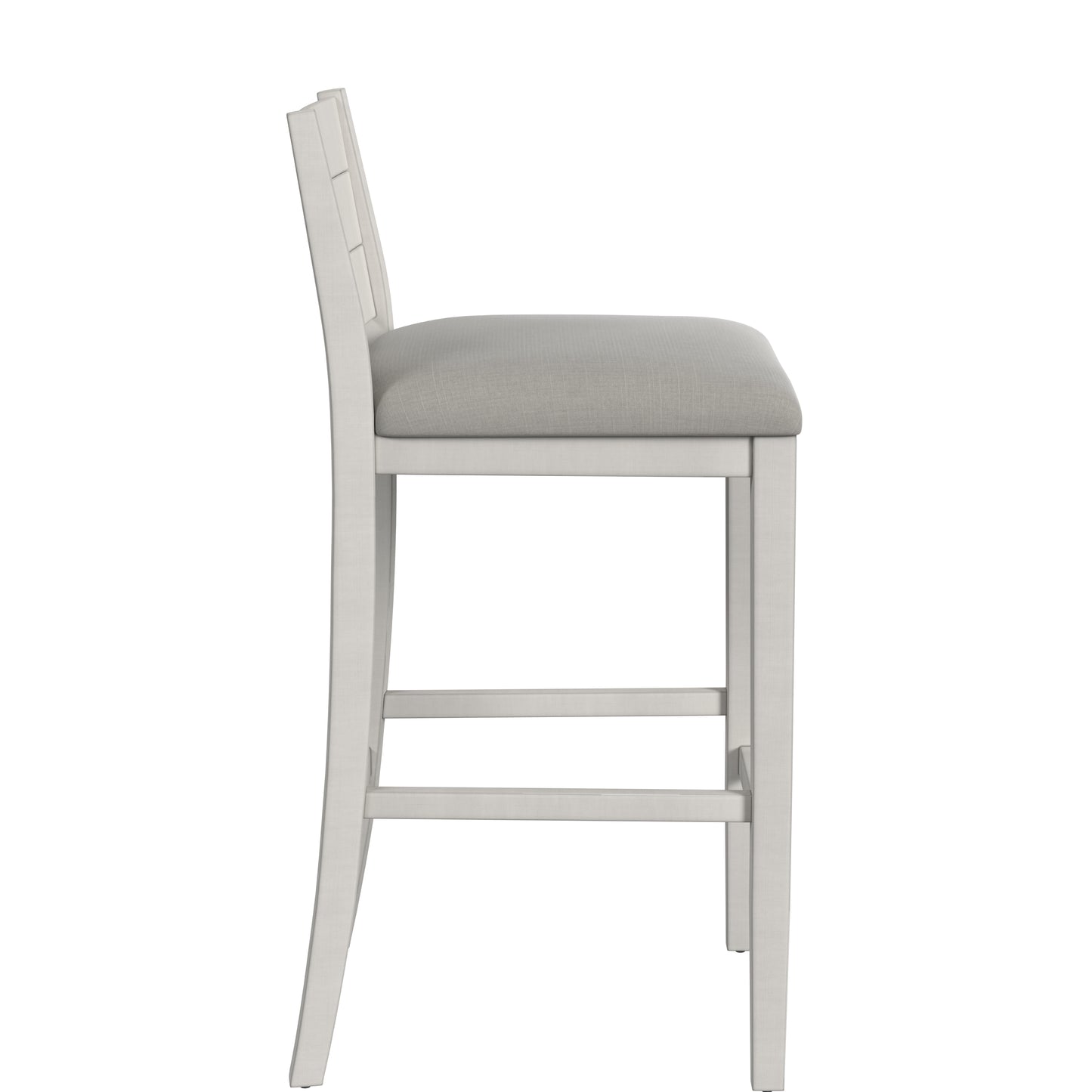 Hillsdale Furniture Fowler Wood Bar Height Stool, Sea White