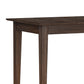 Hillsdale Furniture Spencer Wood Dining Table, Dark Espresso Wire Brush