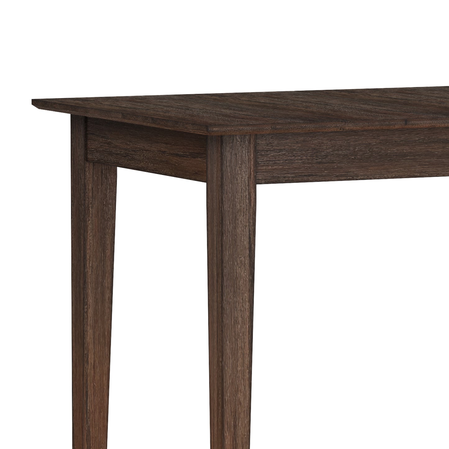 Hillsdale Furniture Spencer Wood Dining Table, Dark Espresso Wire Brush