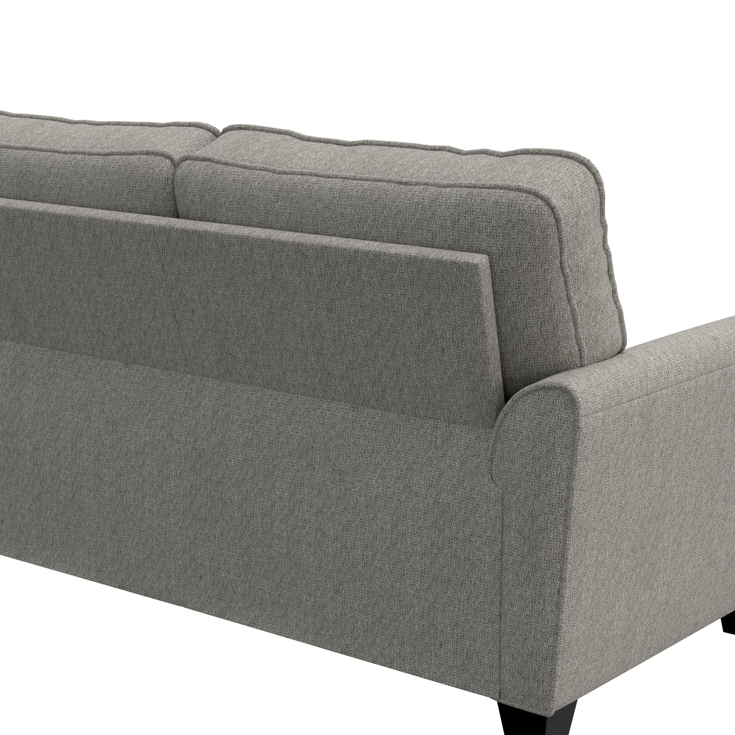 Hillsdale Furniture Daniel Upholstered Loveseat, Nature Gray