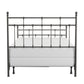 Hillsdale Furniture Providence Metal Full Bed with Spindle and Casting Design, Aged Pewter