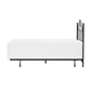 Hillsdale Furniture Harrison Full/Queen Metal Headboard with Frame, Textured Black