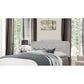 Hillsdale Furniture Nicole Full/Queen Upholstered Headboard, Glacier Gray