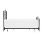 Hillsdale Furniture Harrison Queen Metal Bed, Textured Black