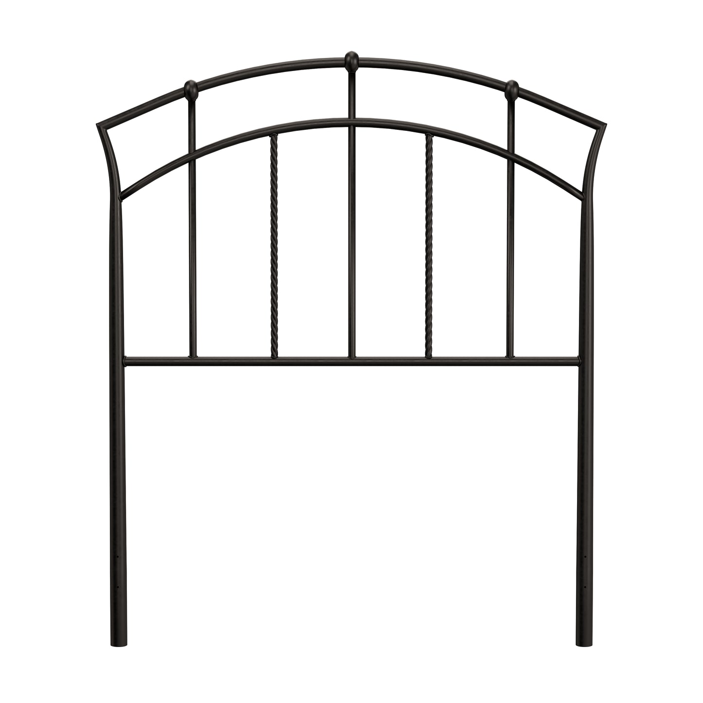 Hillsdale Furniture Vancouver Metal Twin Headboard, Antique Brown