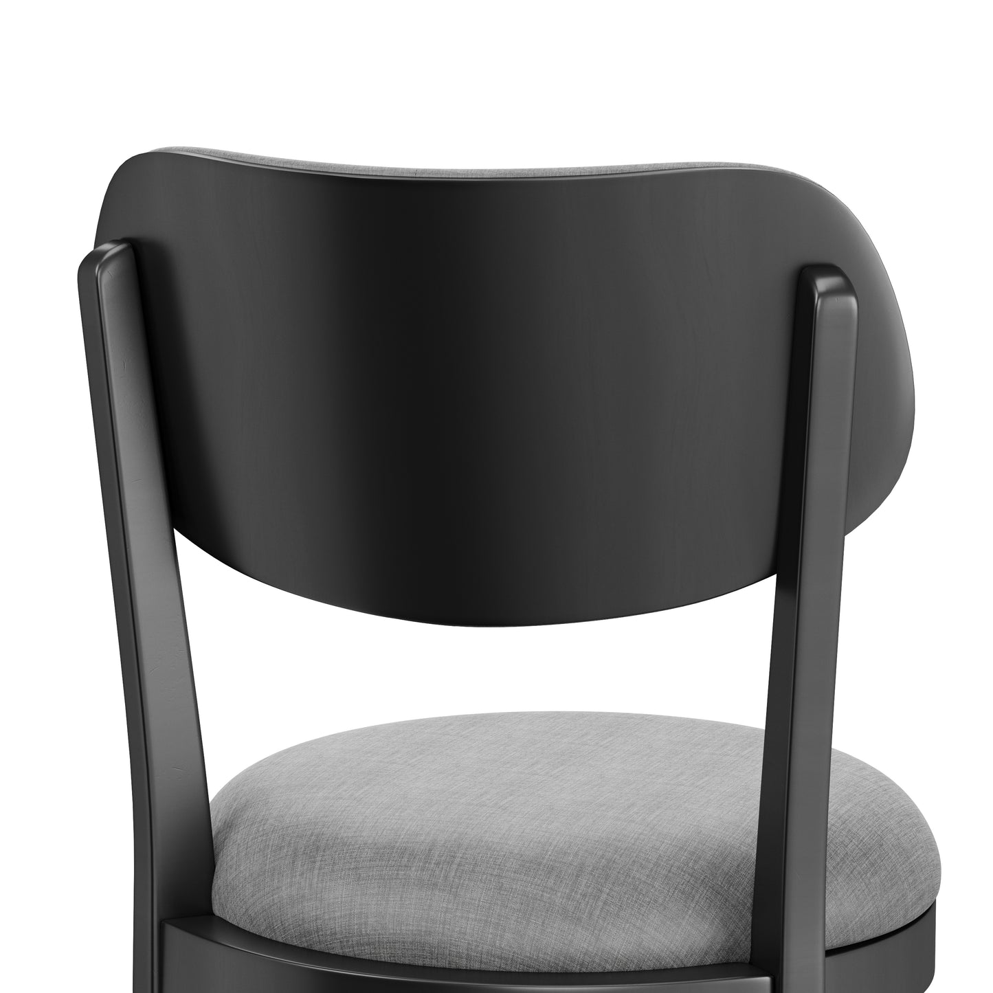 Hillsdale Furniture Sloan Wood Counter Height Swivel Stool, Black