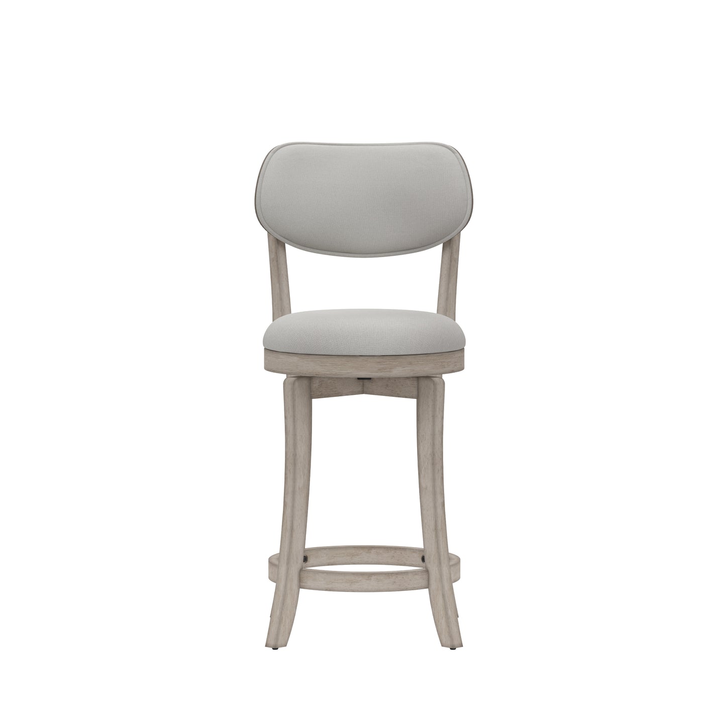 Hillsdale Furniture Sloan Wood Counter Height Swivel Stool, Aged Gray