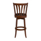 Hillsdale Furniture Savana Wood Bar Height Swivel Stool, Cherry