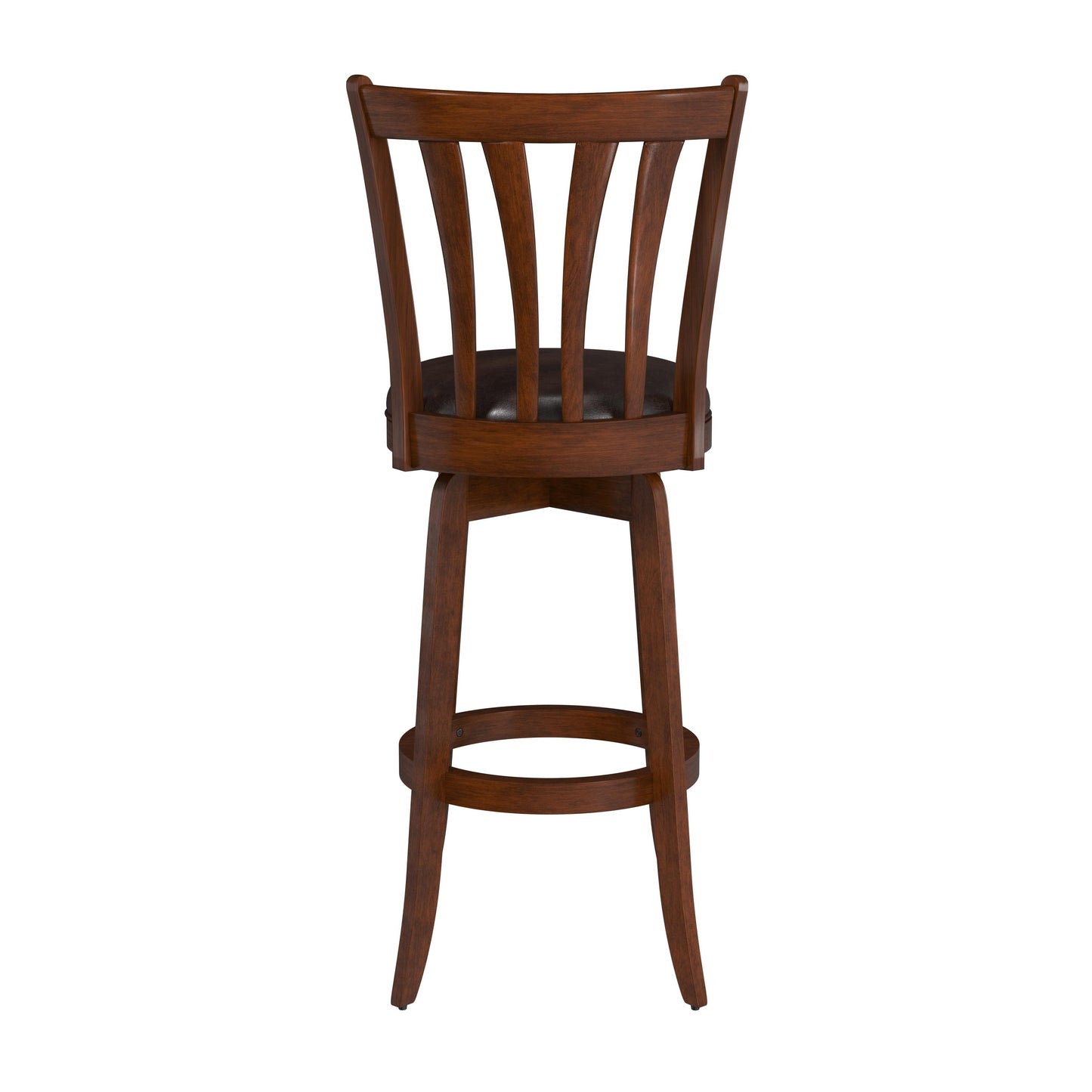 Hillsdale Furniture Savana Wood Bar Height Swivel Stool, Cherry