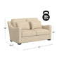 Hillsdale Furniture York Upholstered Loveseat, Sand