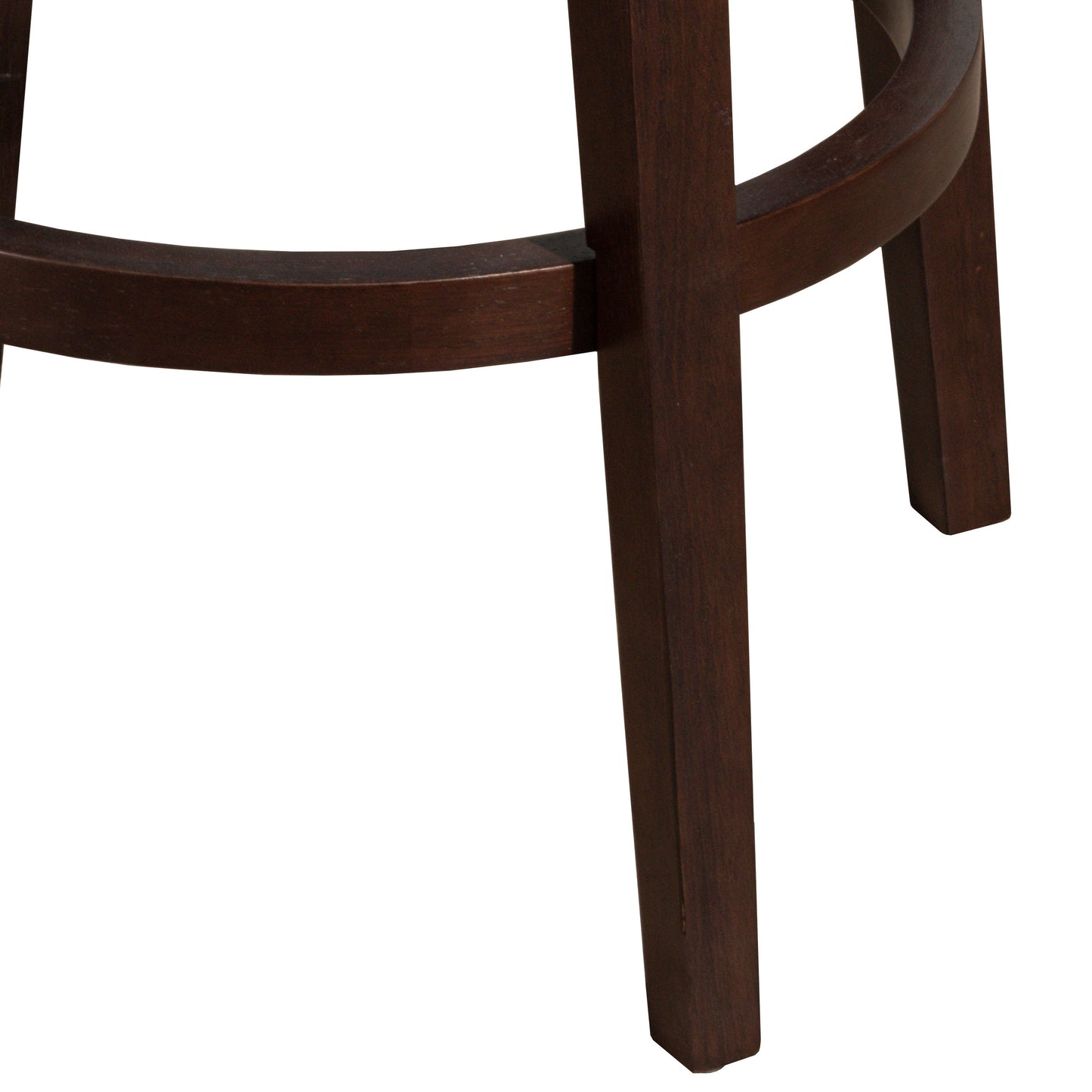 Hillsdale Furniture Mid-City Upholstered Wood Swivel Counter Height Stool, Chocolate