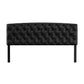 Hillsdale Furniture Hawthorne King/Cal King Upholstered Headboard, Black Faux Leather