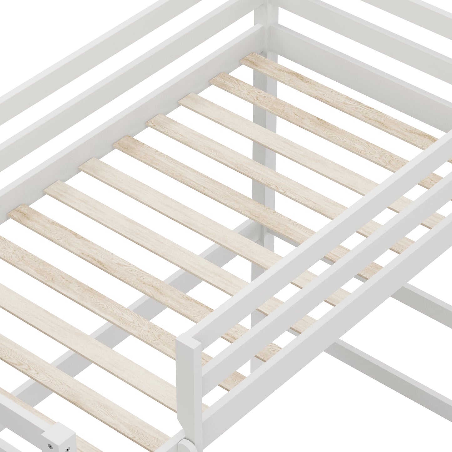 Hillsdale Kids and Teen Caspian Wood Twin Loft Bed, White