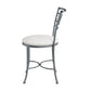 Hillsdale Furniture Dutton Metal Vanity Stool, Chrome