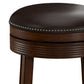 Hillsdale Furniture Tillman Wood Backless Counter Height Swivel Stool, Brown Cherry