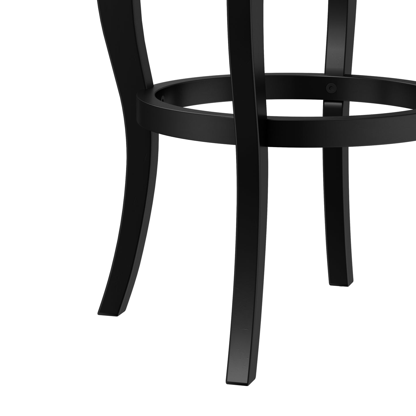 Hillsdale Furniture Ellendale Wood Swivel Bar Height Stool, Black