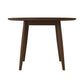 Hillsdale Furniture San Marino Round Wood Dining Table, Chestnut