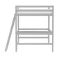 Hillsdale Kids and Teen Caspian Full Loft Bed, Gray