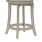 Hillsdale Furniture Sloan Wood Counter Height Swivel Stool, Aged Gray