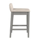 Hillsdale Furniture Maydena Wood Counter Height Stool, Distressed Gray