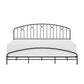 Hillsdale Furniture Riverbrooke Metal Arch Scallop King Bed, Bronze