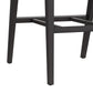 Hillsdale Furniture Snyder Wood Bar Height Stool, Blackwash