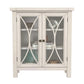 Hillsdale Furniture Bayside Wood 2 Door Console Cabinet, Antique White