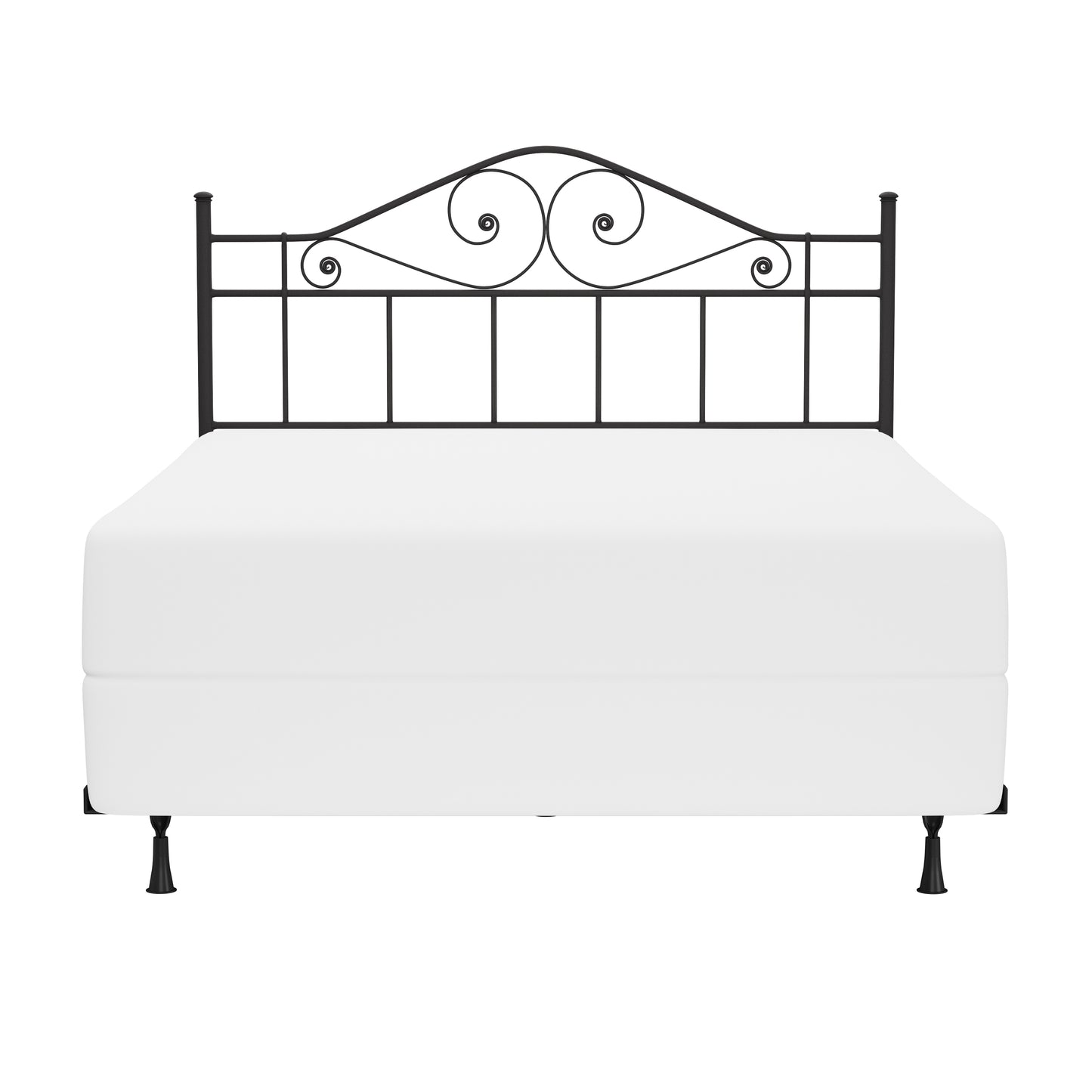 Hillsdale Furniture Harrison Full/Queen Metal Headboard with Frame, Textured Black