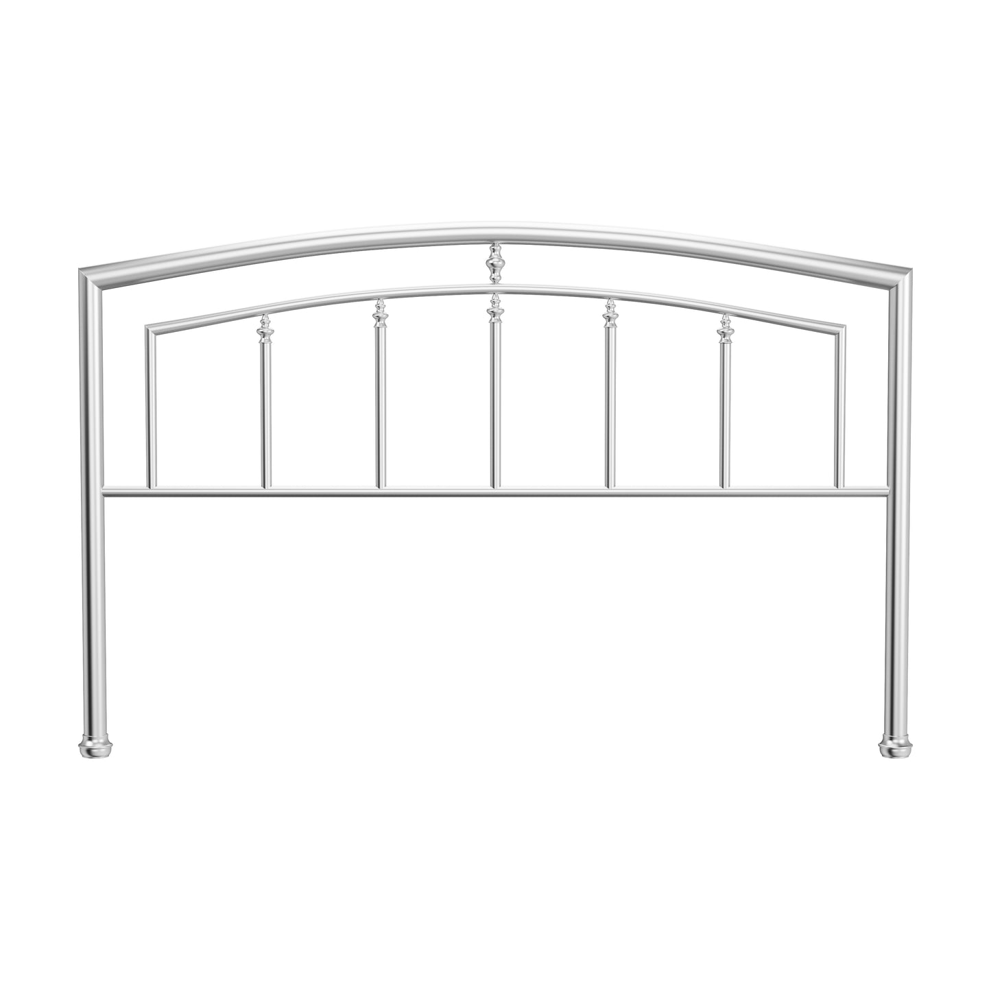 Hillsdale Furniture Claudia King Metal Headboard, Matte Nickel