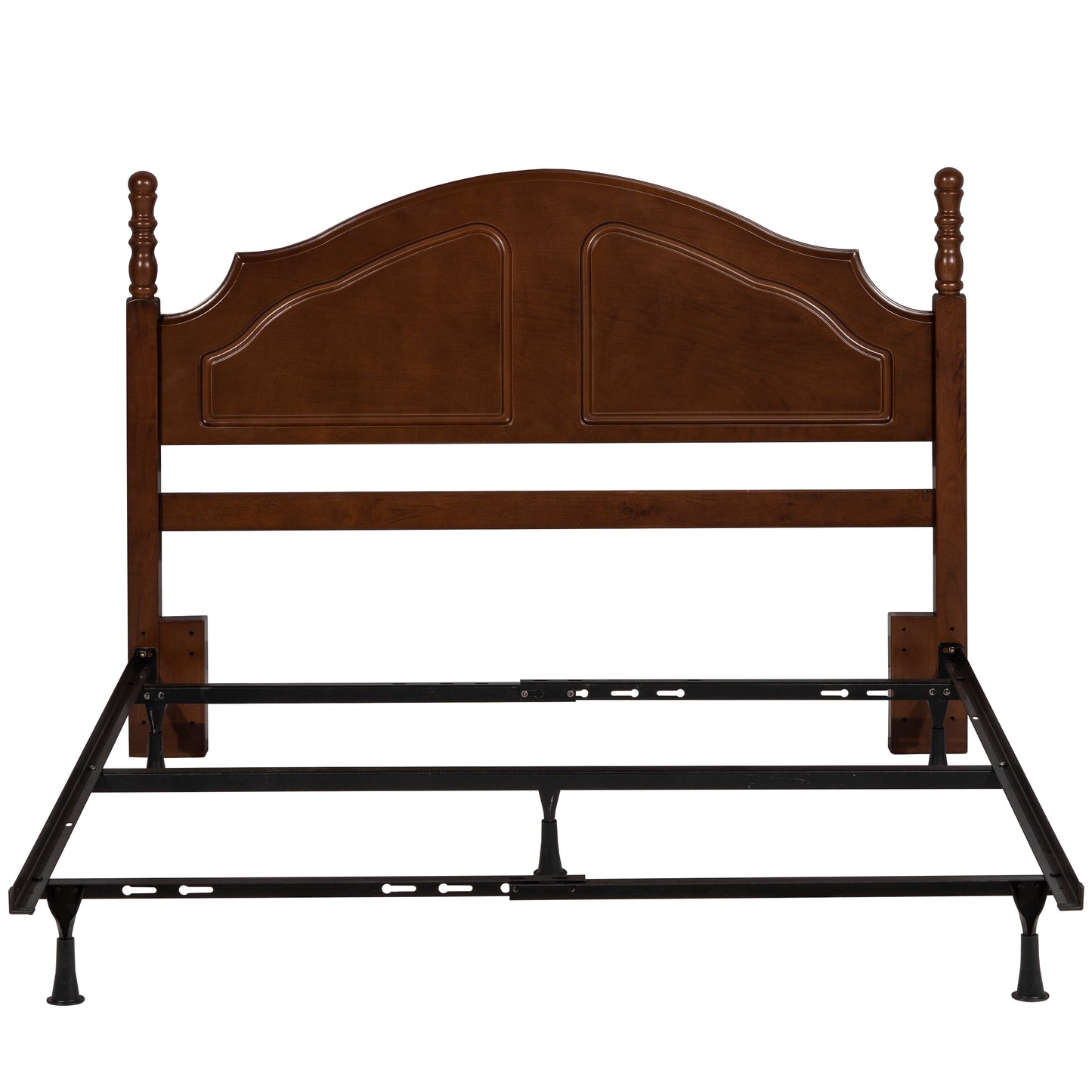 Hillsdale Furniture Cheryl Wood Full/Queen Headboard with Frame, Walnut