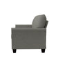 Hillsdale Furniture Lorena Upholstered Sofa, Gray