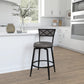 Hillsdale Furniture Dunlap Metal Counter Height Stool, Black