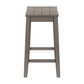 Hillsdale Furniture Fiddler Wood Backless Counter Height Stool, Aged Gray