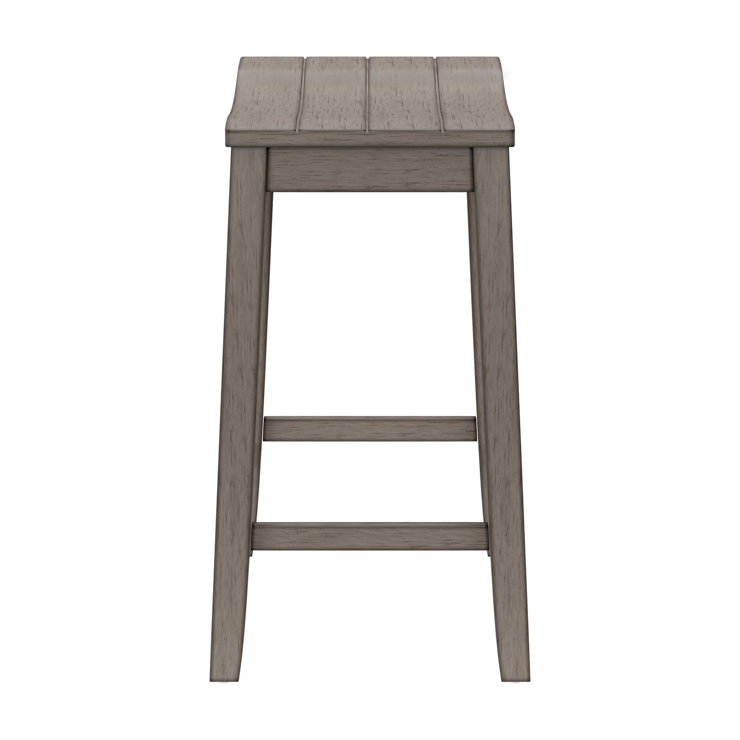 Hillsdale Furniture Fiddler Wood Backless Counter Height Stool, Aged Gray