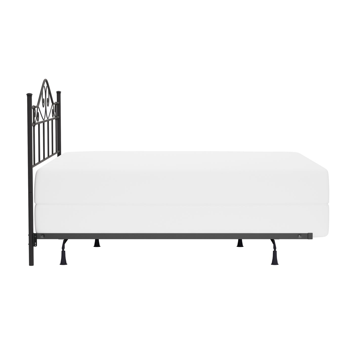 Hillsdale Furniture Harrison King Metal Headboard with Frame, Textured Black