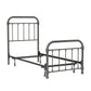 Hillsdale Furniture Kirkland Metal Twin Bed, Aged Pewter