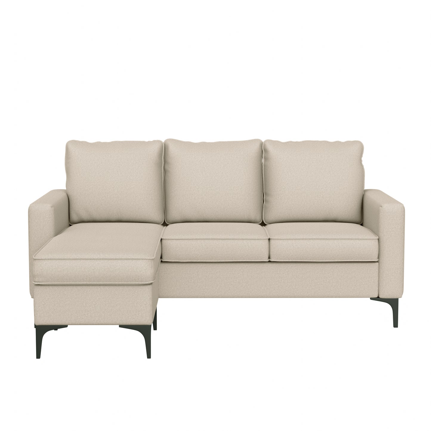 Hillsdale Furniture Alamay Upholstered Reversable Sectional Chaise, Oatmeal