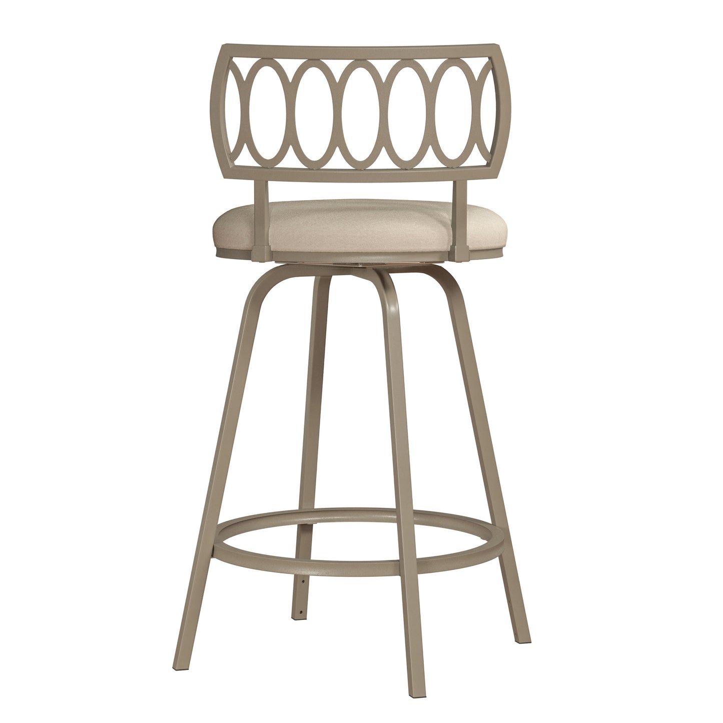 Hillsdale Furniture Canal Street Metal Adjustable Height Stool, Champagne Gold