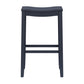 Hillsdale Furniture Fiddler Wood Backless Bar Height Stool, Navy