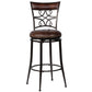 Hillsdale Furniture Seville Metal Bar Height Swivel Stool, Brown Shimmer