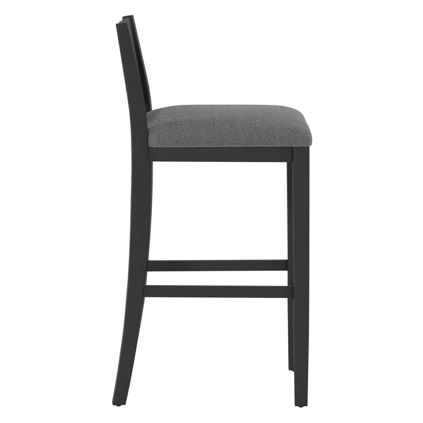 Hillsdale Furniture Allbritton Wood Bar Height Stool, Black