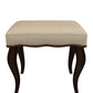 Hillsdale Furniture Hamilton Wood and Upholstered Backless Vanity Stool, Burnished Oak