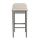 Hillsdale Furniture Maydena Wood Bar Height Stool, Distressed Gray