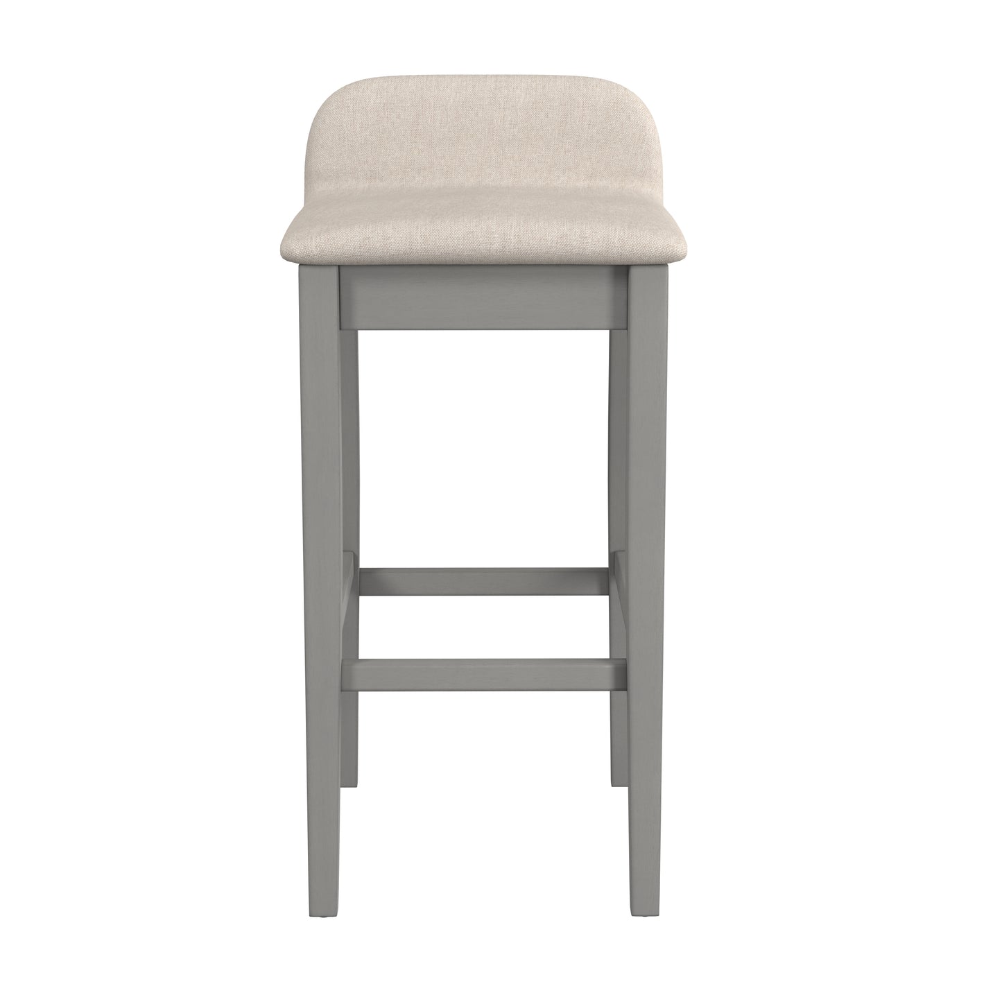 Hillsdale Furniture Maydena Wood Bar Height Stool, Distressed Gray