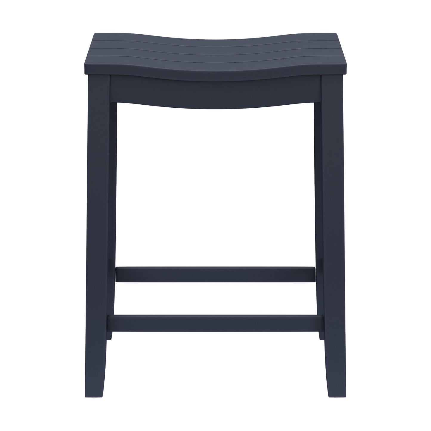 Hillsdale Furniture Fiddler Wood Backless Counter Height Stool, Navy