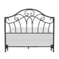 Hillsdale Furniture Josephine Full/Queen Metal Headboard with Frame, Metallic Brown