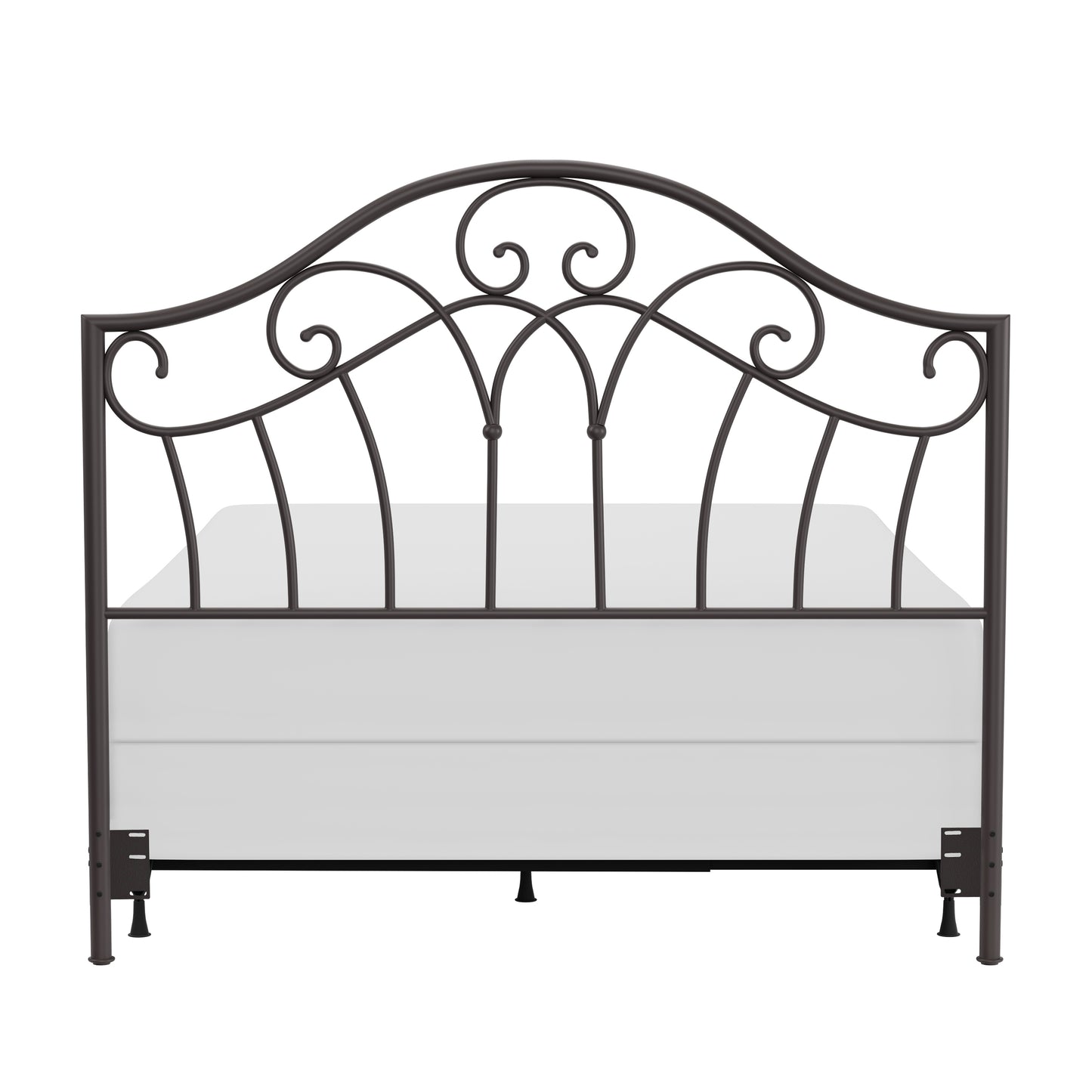 Hillsdale Furniture Josephine Full/Queen Metal Headboard with Frame, Metallic Brown