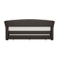 Hillsdale Furniture Montgomery Upholstered Twin Daybed with Trundle, Brown