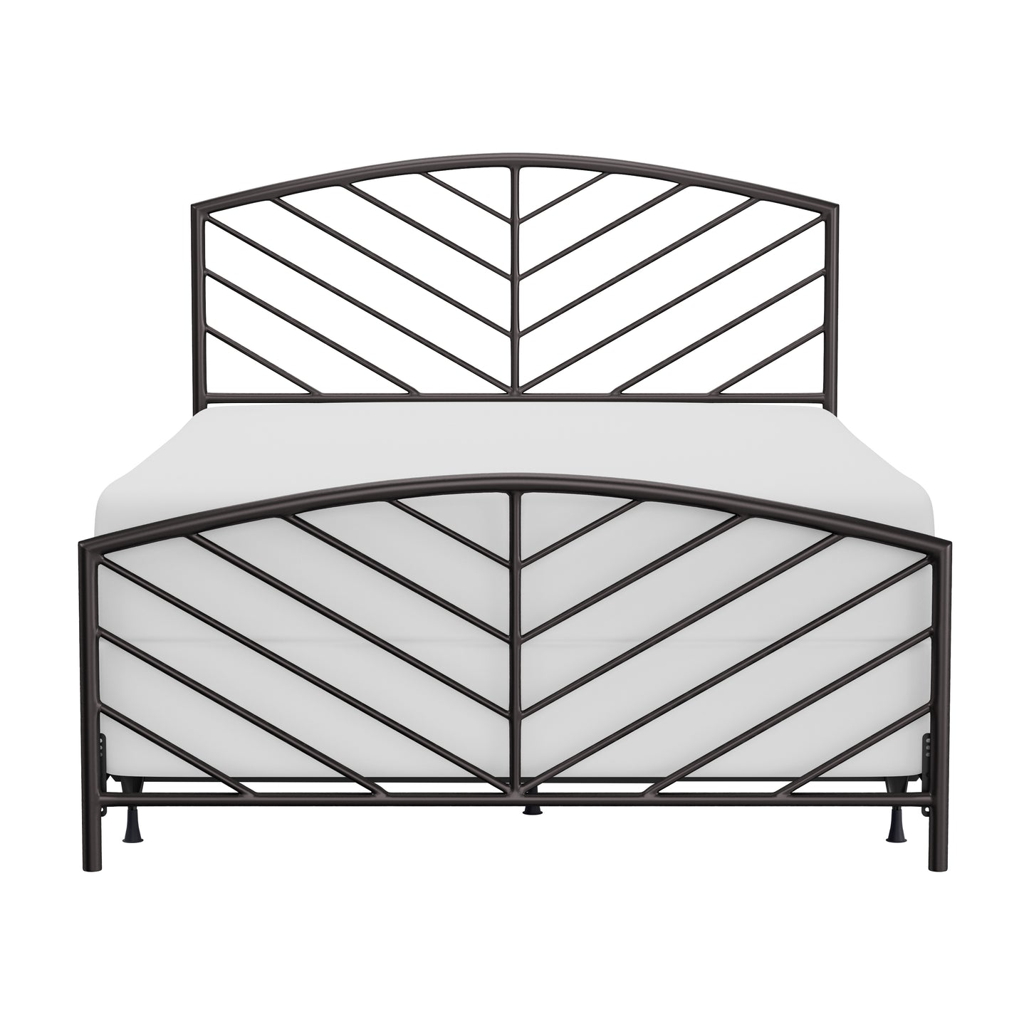 Hillsdale Furniture Essex Metal Queen Bed, Gray Bronze