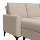 Hillsdale Furniture Matthew Upholstered Reversible Chaise Sectional, Oatmeal